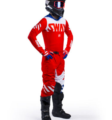 Sway MX SX0 Gear Set - Red and Blue